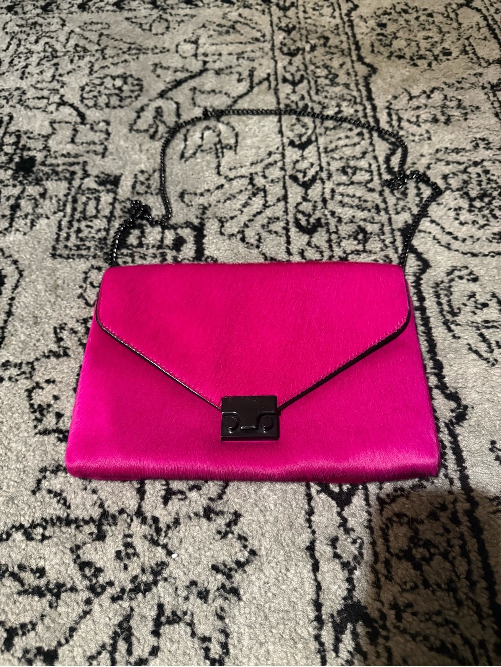 Isabel Marant Hot Pink Chain Crossbody Bag